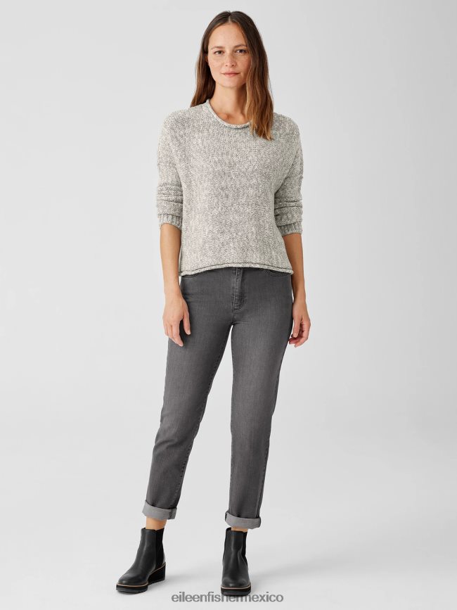 ropa EILEEN FISHER Vaqueros el sticos de algod n org nico de talle